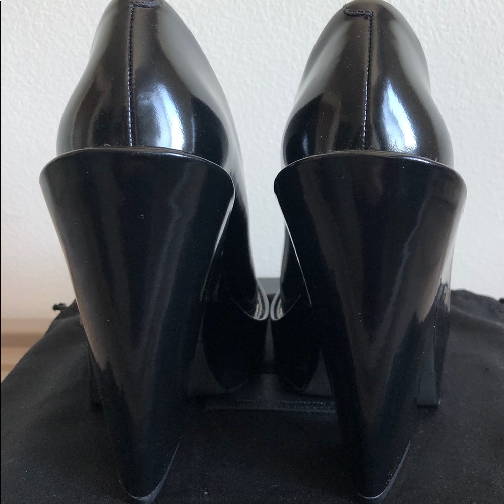 Alexander Wang Black Marine Leather Pumps 39 - Picture 7 of 8